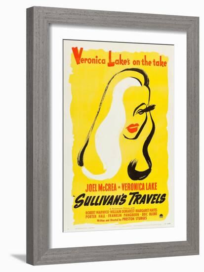 Sullivan's Travels, 1941-null-Framed Giclee Print