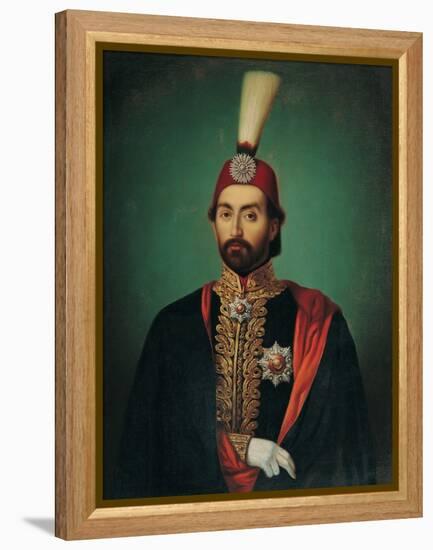 Sultan Abdülmecid I, Mid of the 19th C-null-Framed Premier Image Canvas