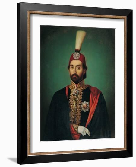 Sultan Abdülmecid I, Mid of the 19th C-null-Framed Giclee Print