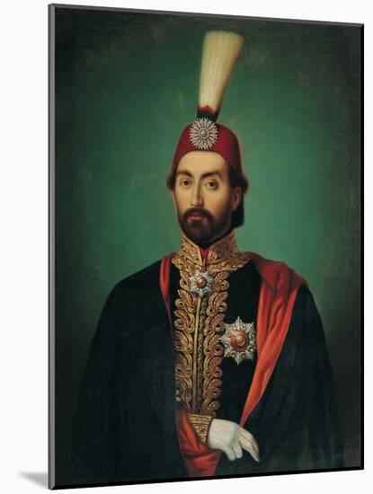 Sultan Abdülmecid I, Mid of the 19th C-null-Mounted Giclee Print