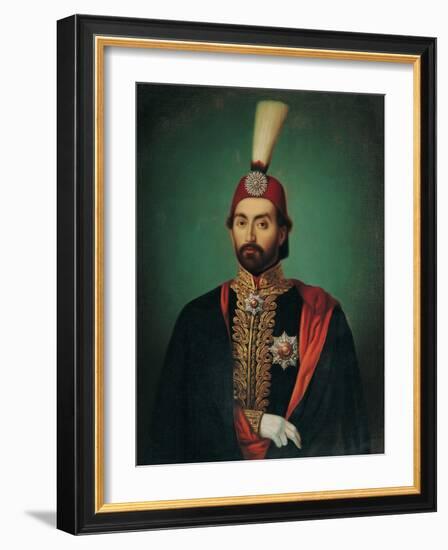 Sultan Abdülmecid I, Mid of the 19th C-null-Framed Giclee Print