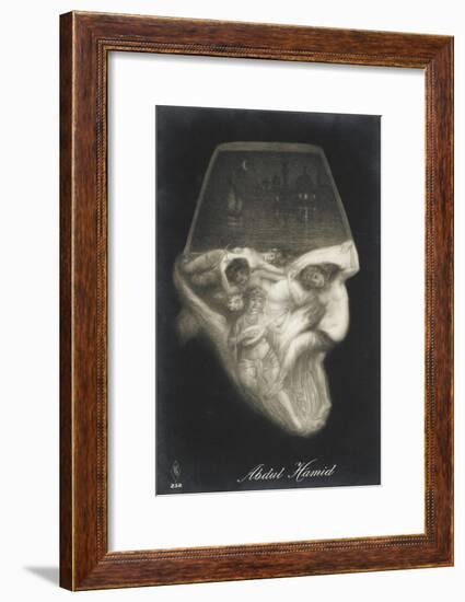 Sultan Abdul Hamid II of Turkey-null-Framed Art Print