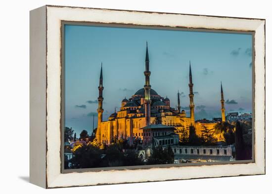 Sultan Ahmed Mosque (The Blue Mosque), Istanbul, Turkey-bloodua-Framed Premier Image Canvas