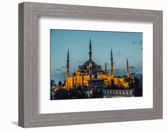 Sultan Ahmed Mosque (The Blue Mosque), Istanbul, Turkey-bloodua-Framed Photographic Print