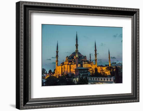 Sultan Ahmed Mosque (The Blue Mosque), Istanbul, Turkey-bloodua-Framed Photographic Print