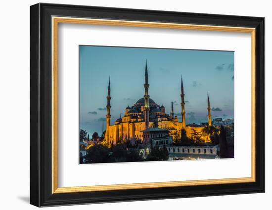 Sultan Ahmed Mosque (The Blue Mosque), Istanbul, Turkey-bloodua-Framed Photographic Print