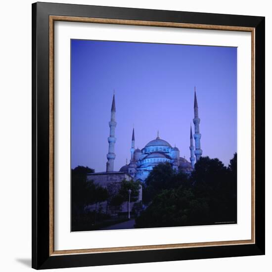 Sultan Ahmet Mosque (Blue Mosque) 1609-1616, Istanbul Turkey, Eurasia-Christopher Rennie-Framed Photographic Print