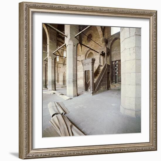 Sultan Hasan mosque-Werner Forman-Framed Giclee Print