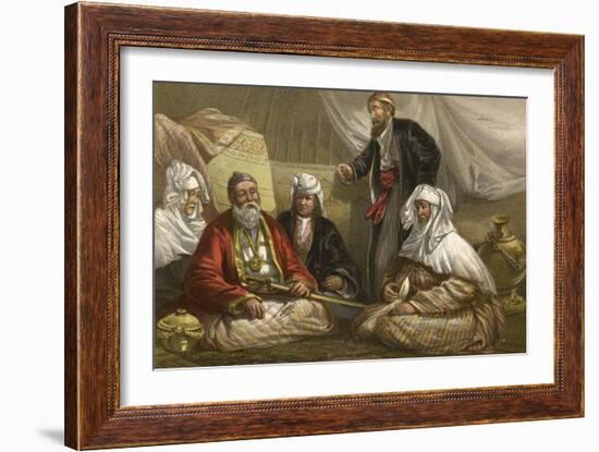 Sultan of Kyrgyzstan-null-Framed Art Print