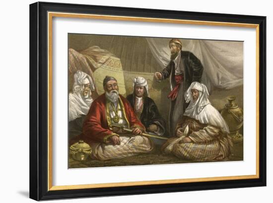 Sultan of Kyrgyzstan-null-Framed Art Print