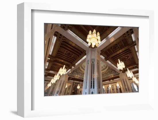 Sultan Qaboos Grand Mosque in Muscat, Oman-Sergio Pitamitz-Framed Photographic Print