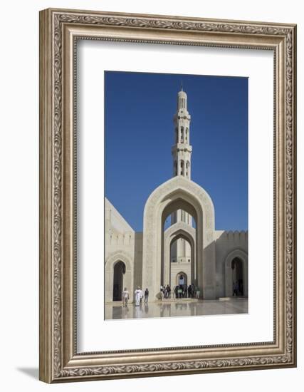 Sultan Qaboos Mosque, Muscat, Oman, Middle East-Rolf Richardson-Framed Photographic Print