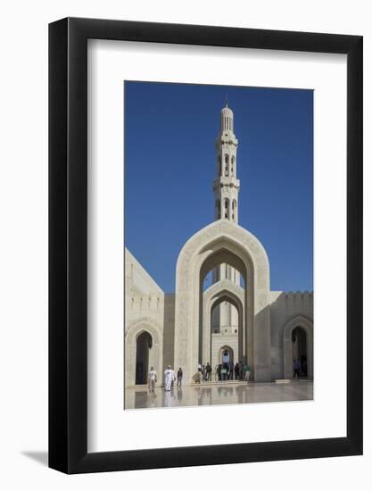 Sultan Qaboos Mosque, Muscat, Oman, Middle East-Rolf Richardson-Framed Photographic Print