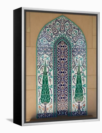 Sultan Quaboos Great Mosque, Muscat, Oman, Middle East-Angelo Cavalli-Framed Premier Image Canvas