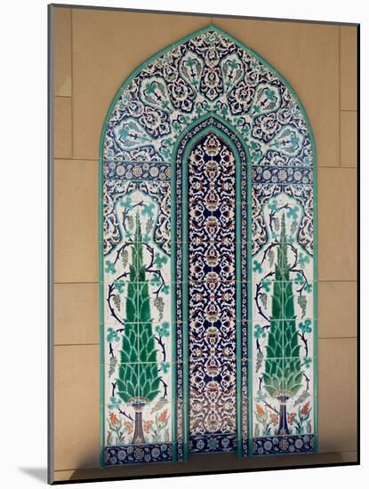 Sultan Quaboos Great Mosque, Muscat, Oman, Middle East-Angelo Cavalli-Mounted Photographic Print