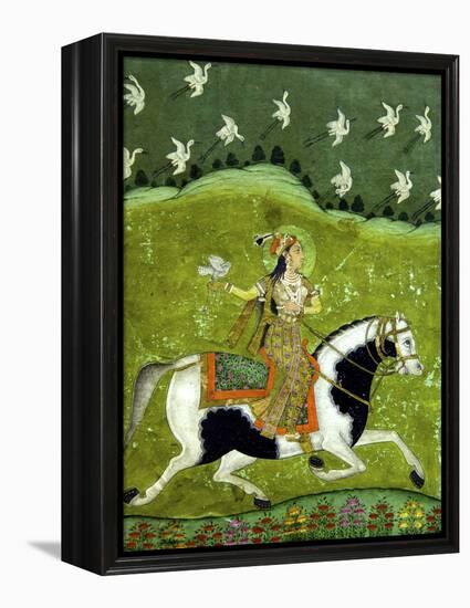 Sultan Razia of Delhi, 18th Century, Archaeological Museum, Red Fort, Delhi, India, Asia-Peter Barritt-Framed Premier Image Canvas