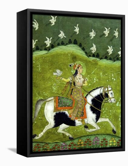 Sultan Razia of Delhi, 18th Century, Archaeological Museum, Red Fort, Delhi, India, Asia-Peter Barritt-Framed Premier Image Canvas