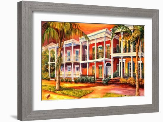 Sultry Day on Esplanade Ave.-Diane Millsap-Framed Art Print