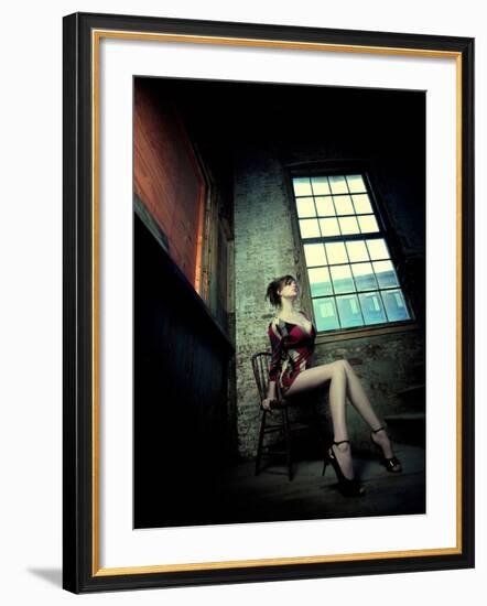 Sultry-Winter Wolf Studios-Framed Photographic Print