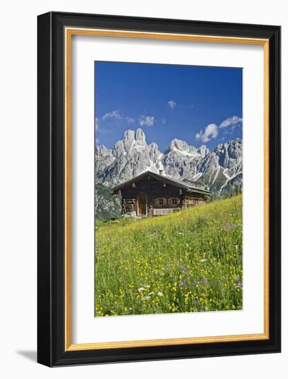 Sulzenalm with Bischofsmuetze, Salzburg, Austria-null-Framed Art Print