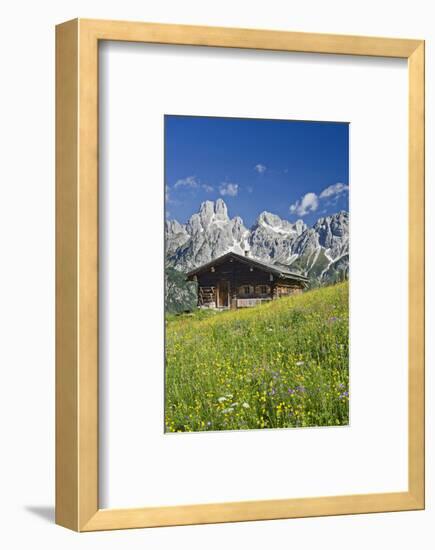 Sulzenalm with Bischofsmuetze, Salzburg, Austria-null-Framed Art Print