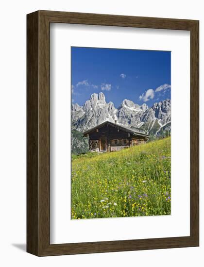 Sulzenalm with Bischofsmuetze, Salzburg, Austria-null-Framed Art Print