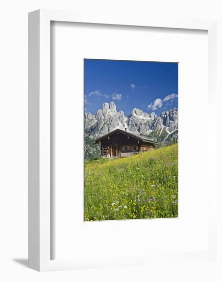 Sulzenalm with Bischofsmuetze, Salzburg, Austria-null-Framed Art Print