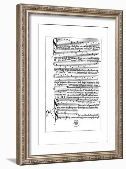 'Sumer Is Icumen In'-null-Framed Giclee Print