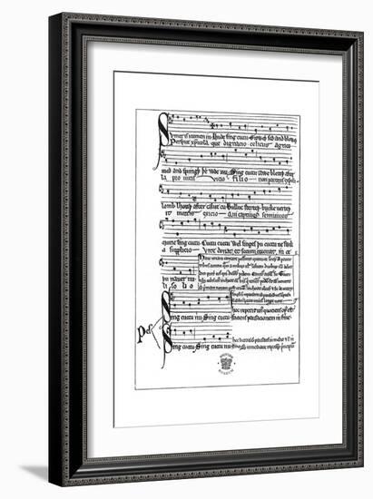 'Sumer Is Icumen In'-null-Framed Giclee Print