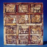 Gaming Board Depicting Animals of the Field and Forest, from Iraq, C.2500 BC (Wood)-Sumerian-Framed Giclee Print