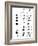 Sumerian Number System-Science Source-Framed Giclee Print