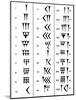 Sumerian Number System-Science Source-Mounted Giclee Print