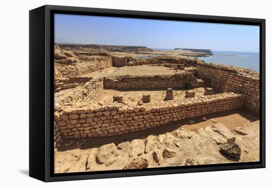 Sumhuram Ruins Overlooking Khor Rori (Rouri), Oman-Eleanor Scriven-Framed Premier Image Canvas