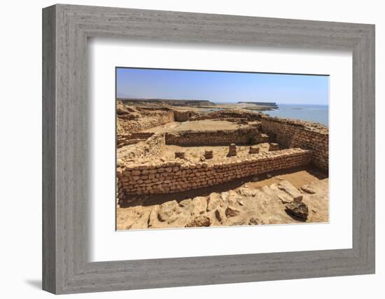 Sumhuram Ruins Overlooking Khor Rori (Rouri), Oman-Eleanor Scriven-Framed Photographic Print
