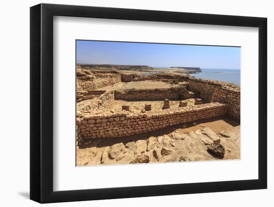 Sumhuram Ruins Overlooking Khor Rori (Rouri), Oman-Eleanor Scriven-Framed Photographic Print