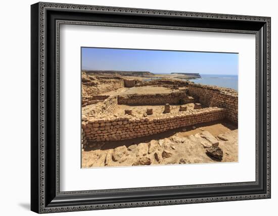 Sumhuram Ruins Overlooking Khor Rori (Rouri), Oman-Eleanor Scriven-Framed Photographic Print