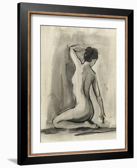 Sumi-e Figure I-Ethan Harper-Framed Art Print