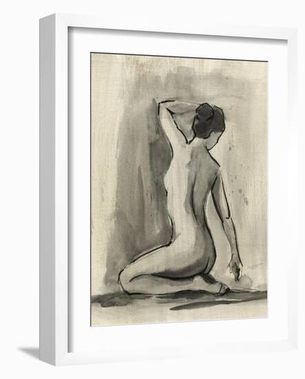 Sumi-e Figure I-Ethan Harper-Framed Art Print