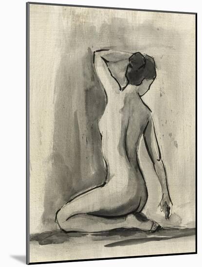 Sumi-e Figure I-Ethan Harper-Mounted Art Print