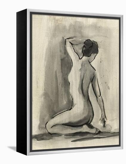 Sumi-e Figure I-Ethan Harper-Framed Stretched Canvas