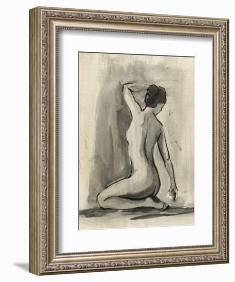 Sumi-e Figure I-Ethan Harper-Framed Art Print