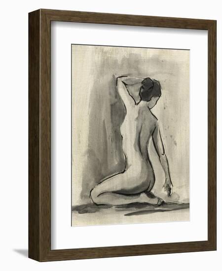 Sumi-e Figure I-Ethan Harper-Framed Art Print