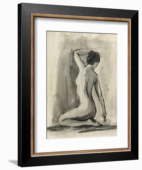 Sumi-e Figure I-Ethan Harper-Framed Art Print