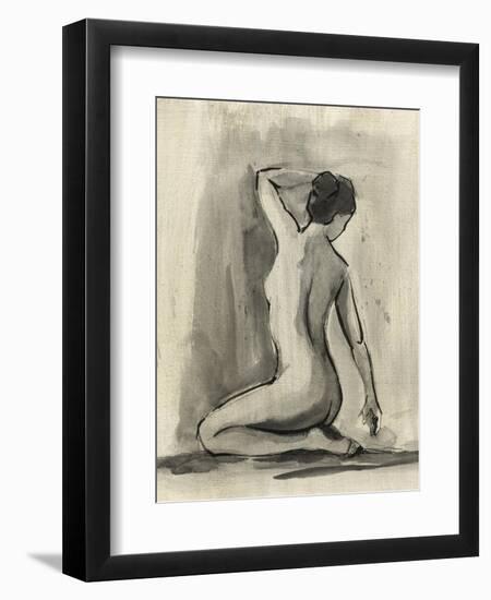 Sumi-e Figure I-Ethan Harper-Framed Art Print