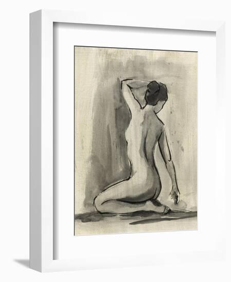 Sumi-e Figure I-Ethan Harper-Framed Art Print