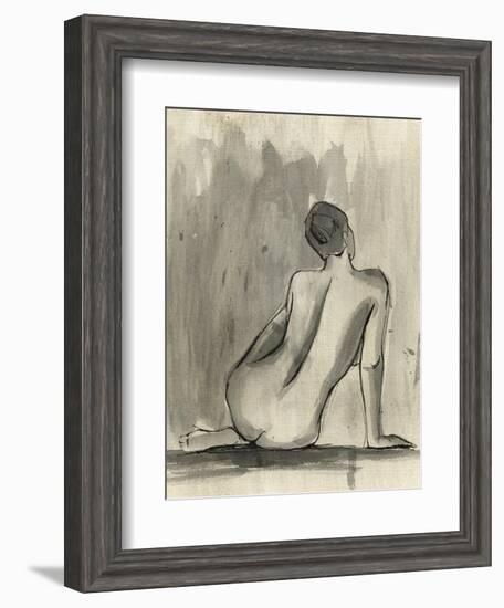 Sumi-e Figure II-Ethan Harper-Framed Art Print