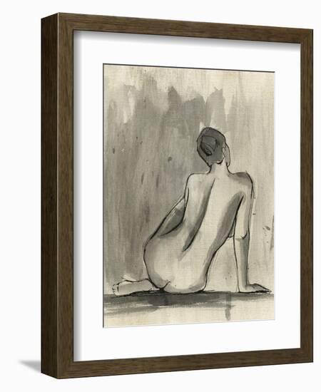 Sumi-e Figure II-Ethan Harper-Framed Art Print