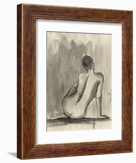 Sumi-e Figure II-Ethan Harper-Framed Art Print