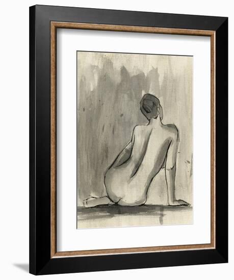 Sumi-e Figure II-Ethan Harper-Framed Art Print