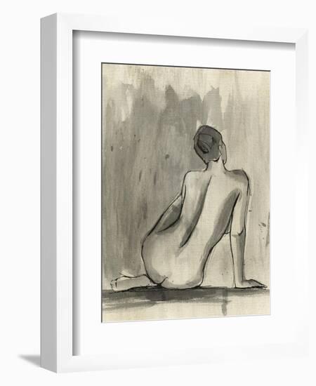 Sumi-e Figure II-Ethan Harper-Framed Art Print